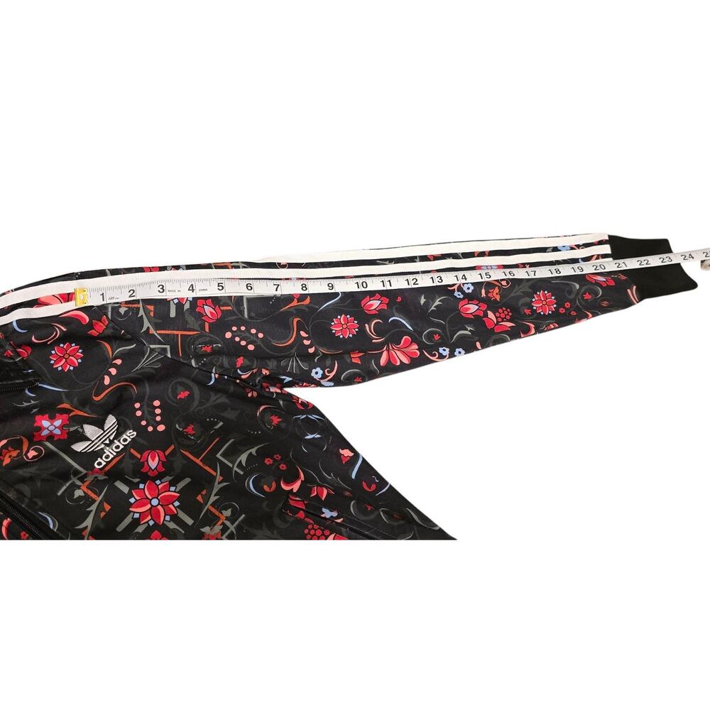 Adidas Originals Floral Flower Firebird Full Zip Track Jacket - Youth US XS - Picture 7 of 10